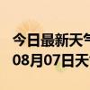 今日最新天气情况-枣庄天气预报枣庄2024年08月07日天气