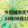 今日城市天气预报-红山天气预报赤峰红山2024年08月10日天气