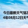 今日最新天气情况-沙依巴克天气预报乌鲁木齐沙依巴克2024年08月12日天气