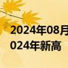 2024年08月14日快讯 新加坡元兑美元触及2024年新高