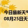 今日最新天气情况-阿里天气预报阿里2024年08月25日天气