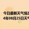 今日最新天气情况-铁干里克天气预报巴音郭楞铁干里克2024年08月25日天气