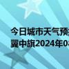 今日城市天气预报-科尔沁左翼中旗天气预报通辽科尔沁左翼中旗2024年08月25日天气