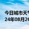 今日城市天气预报-陇县天气预报宝鸡陇县2024年08月26日天气