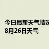 今日最新天气情况-托克托天气预报呼和浩特托克托2024年08月26日天气