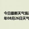 今日最新天气情况-锡林高勒天气预报阿拉善锡林高勒2024年08月26日天气