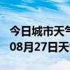 今日城市天气预报-池州天气预报池州2024年08月27日天气