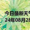 今日最新天气情况-洛江天气预报泉州洛江2024年08月28日天气