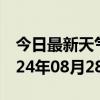 今日最新天气情况-临川天气预报抚州临川2024年08月28日天气