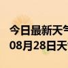 今日最新天气情况-潮州天气预报潮州2024年08月28日天气