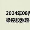 2024年08月30日快讯 港股内房股走强，中梁控股涨超8%