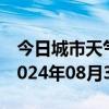 今日城市天气预报-槐荫 天气预报济南槐荫 2024年08月30日天气