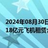 2024年08月30日快讯 渤海租赁：孙公司与海航控股签订约18亿元飞机租赁合同