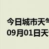 今日城市天气预报-松原天气预报松原2024年09月01日天气