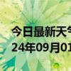 今日最新天气情况-潼南天气预报重庆潼南2024年09月01日天气