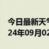 今日最新天气情况-错那天气预报山南错那2024年09月02日天气