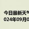 今日最新天气情况-白朗天气预报日喀则白朗2024年09月02日天气