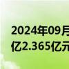 2024年09月03日快讯 广东明珠：拟回购1.5亿2.365亿元公司股份