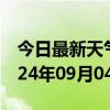 今日最新天气情况-屏南天气预报宁德屏南2024年09月04日天气