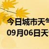 今日城市天气预报-阿里天气预报阿里2024年09月06日天气