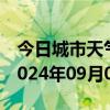 今日城市天气预报-槐荫 天气预报济南槐荫 2024年09月06日天气