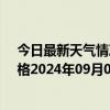 今日最新天气情况-那仁宝力格天气预报巴彦淖尔那仁宝力格2024年09月06日天气