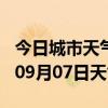 今日城市天气预报-合肥天气预报合肥2024年09月07日天气