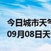 今日城市天气预报-汉中天气预报汉中2024年09月08日天气