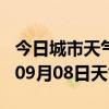 今日城市天气预报-南昌天气预报南昌2024年09月08日天气