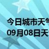 今日城市天气预报-新余天气预报新余2024年09月08日天气