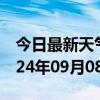 今日最新天气情况-杜集天气预报淮北杜集2024年09月08日天气