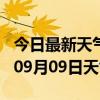 今日最新天气情况-新余天气预报新余2024年09月09日天气