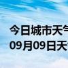 今日城市天气预报-巴中天气预报巴中2024年09月09日天气