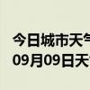 今日城市天气预报-晋中天气预报晋中2024年09月09日天气