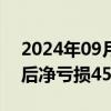 2024年09月12日快讯 斗鱼：第二季度调整后净亏损4550万元