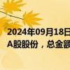 2024年09月18日快讯 中国石化：今日首次回购332.46万股A股股份，总金额2110.22万元