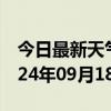 今日最新天气情况-耿马天气预报临沧耿马2024年09月18日天气