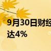 9月30日财经快讯：碳酸锂主力合约日内涨幅达4%