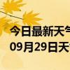 今日最新天气情况-东莞天气预报东莞2024年09月29日天气