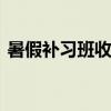 暑假补习班收费标准是怎样的 多少钱一小时