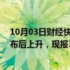 10月03日财经快讯：美国10年期国债收益率在初请数据公布后上升，现报3.806%