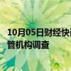 10月05日财经快讯：电动汽车制造商Fisker面临美国证券监管机构调查