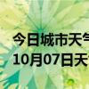 今日城市天气预报-海东天气预报海东2024年10月07日天气