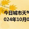 今日城市天气预报-万全天气预报张家口万全2024年10月06日天气