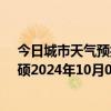 今日城市天气预报-巴雅尔吐胡硕天气预报通辽巴雅尔吐胡硕2024年10月07日天气