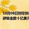 10月08日财经快讯：境外投资者涌入中国股票，相关基金大肆吸金数十亿美元创下新纪录