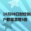 10月08日财经快讯：散户“跑步”进场，部分指数型基金散户数量激增5倍