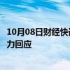 10月08日财经快讯：伊朗外长：如果伊朗遭袭，将予以强有力回应