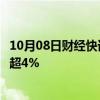 10月08日财经快讯：美股热门中概股涨跌不一，理想汽车涨超4%