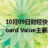 10月09日财经快讯：辉瑞CEO或下周会见激进投资者Starboard Value主要高管